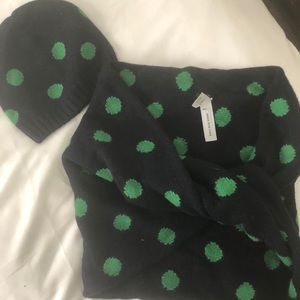 Wool snood and hat combo